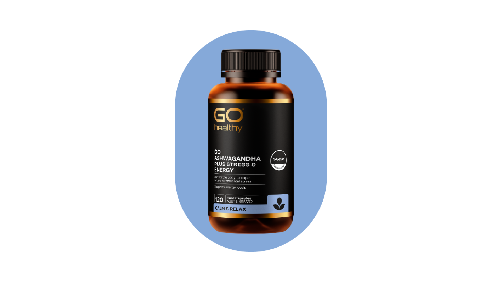 GO ASHWAGANDHA PLUS STRESS &amp; ENERGY 1-A-DAY